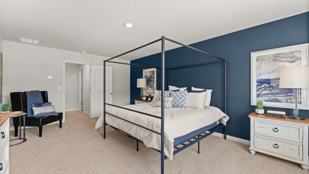 Furnished interior view inside a new home in South Wind, Union City (Image 45).