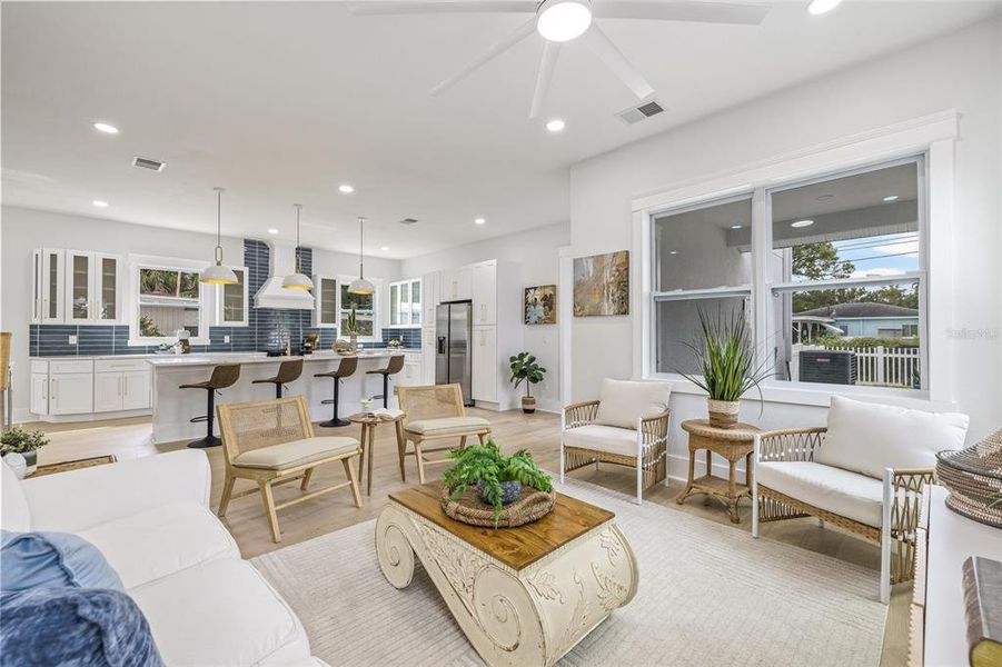 Furnished interior view inside a new home in , St. Petersburg (Image 9).