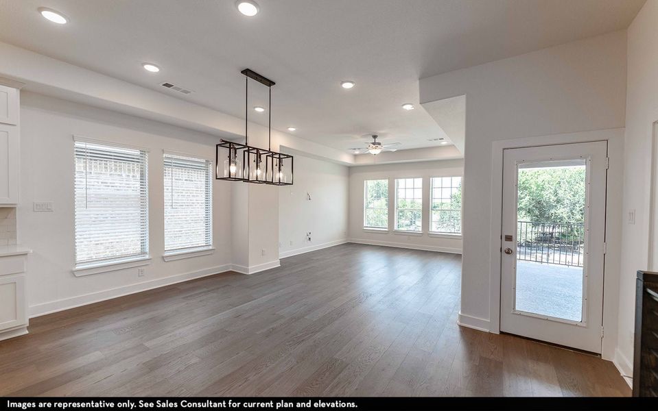 Representative unfurnished interior of a home built from the Shasta by CastleRock Communities in The Summit at Center Stage, Keller (Image 16).