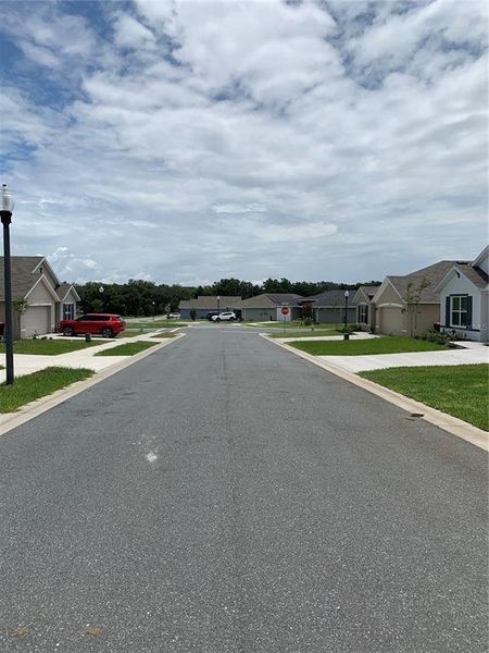 Front exterior of a new home in Sunset Hills, Summerfield, FL, highlighting curb appeal (Image 16).
