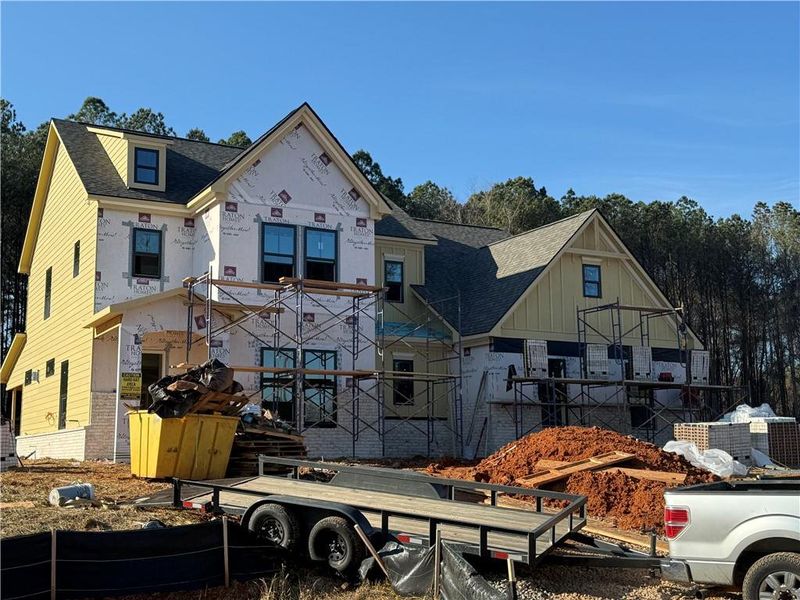 In-progress construction of a new home in The Reserve at Knollwood, Canton, GA (Image 60). In-progress construction of a new home in The Reserve at Knollwood, Canton, GA (Image 60).