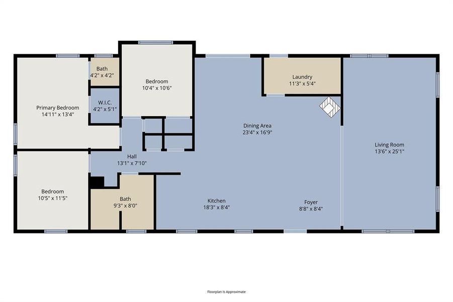 Approximate floor plan provided for reference; buyer to verify dimensions and layout. Approximate floor plan provided for reference; buyer to verify dimensions and layout.