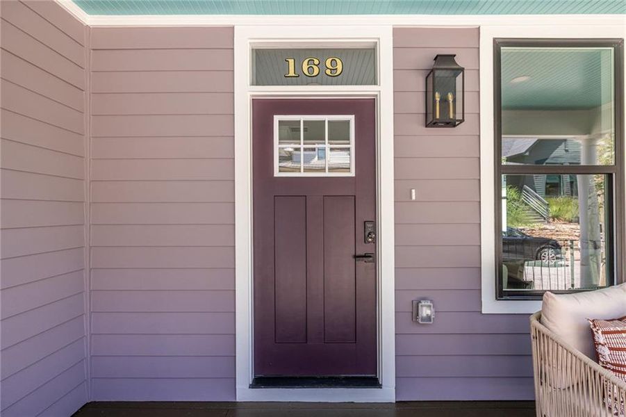 Exterior details and patio area of a home in , Atlanta (Image 28). Exterior details and patio area of a home in , Atlanta (Image 28).