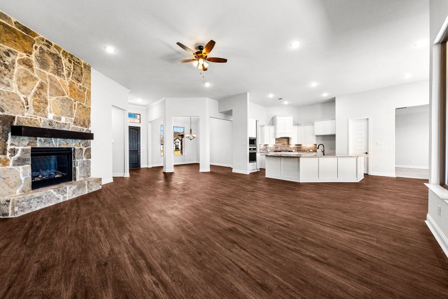 Spacious, unfurnished interior of a new home in Creekview Farms, Greenville (Image 13). Spacious, unfurnished interior of a new home in Creekview Farms, Greenville (Image 13).