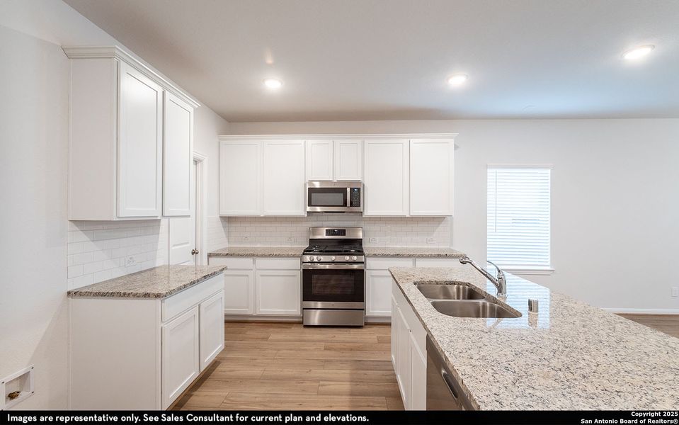 Furnished interior view inside a new home in Katzer Ranch, Converse (Image 5).