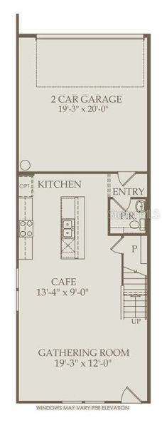 2D floor plan layout of this home in EverBe, Orlando, FL (Image 3). 2D floor plan layout of this home in EverBe, Orlando, FL (Image 3).