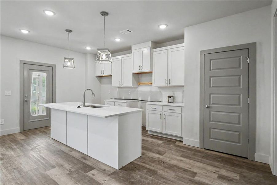 Furnished interior view inside a new home in , Norcross (Image 8).