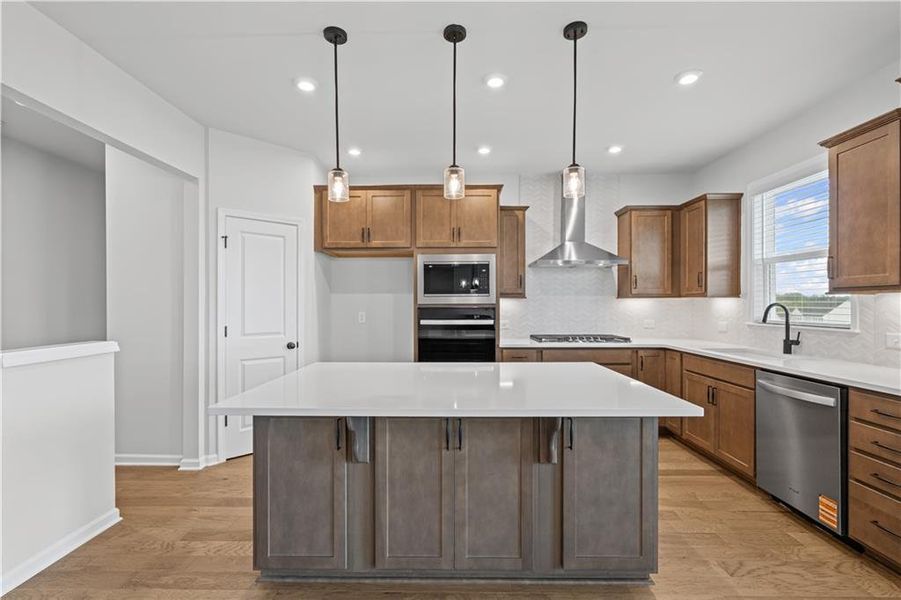 Furnished interior view inside a new home in Reunion, Flowery Branch (Image 6). Furnished interior view inside a new home in Reunion, Flowery Branch (Image 6).