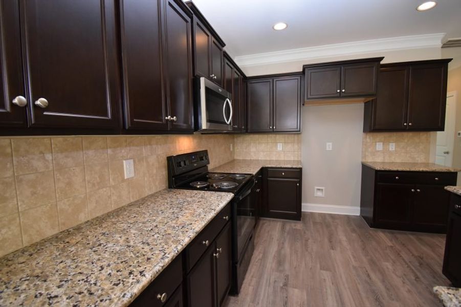 Representative furnished interior of a home built from the Cayman X by Keystone Homes NC in Trellises, High Point (Image 17).