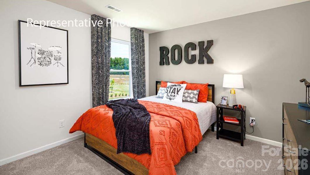 Furnished interior view inside a new home in Brandon Creek, Gastonia (Image 24).