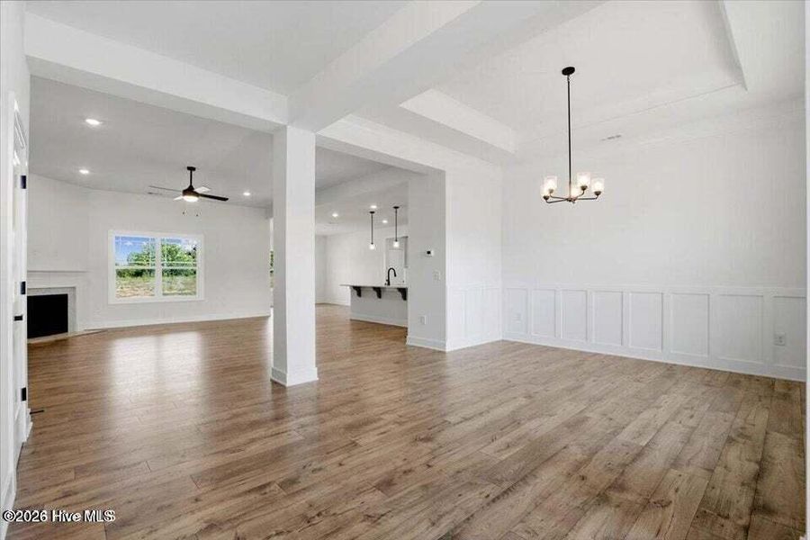 Spacious, unfurnished interior of a new home in Wood Creek Landing, Leland (Image 12). Spacious, unfurnished interior of a new home in Wood Creek Landing, Leland (Image 12).