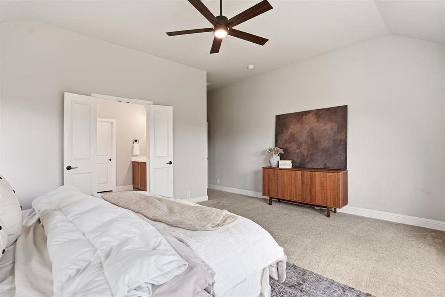 Furnished interior view inside a new home in Hayes Crossing, Midlothian (Image 7).