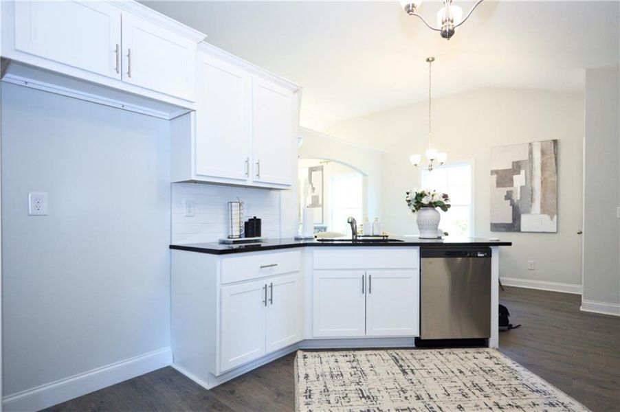 Furnished interior view inside a new home in , Covington (Image 6).