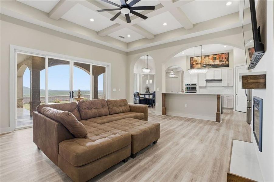 Furnished interior view inside a new home in , Clarkesville (Image 21).