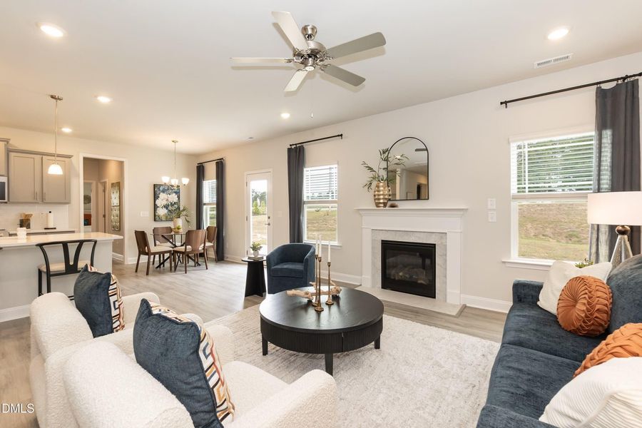 Furnished interior view inside a new home in Southern Estates, Sanford (Image 16).