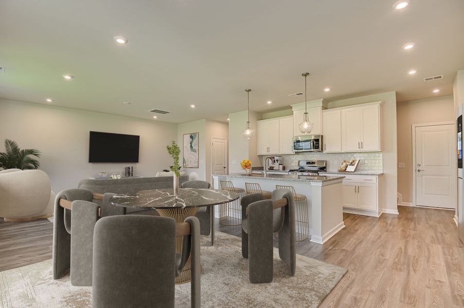 Dining Area and Kitchen Dining Area and Kitchen