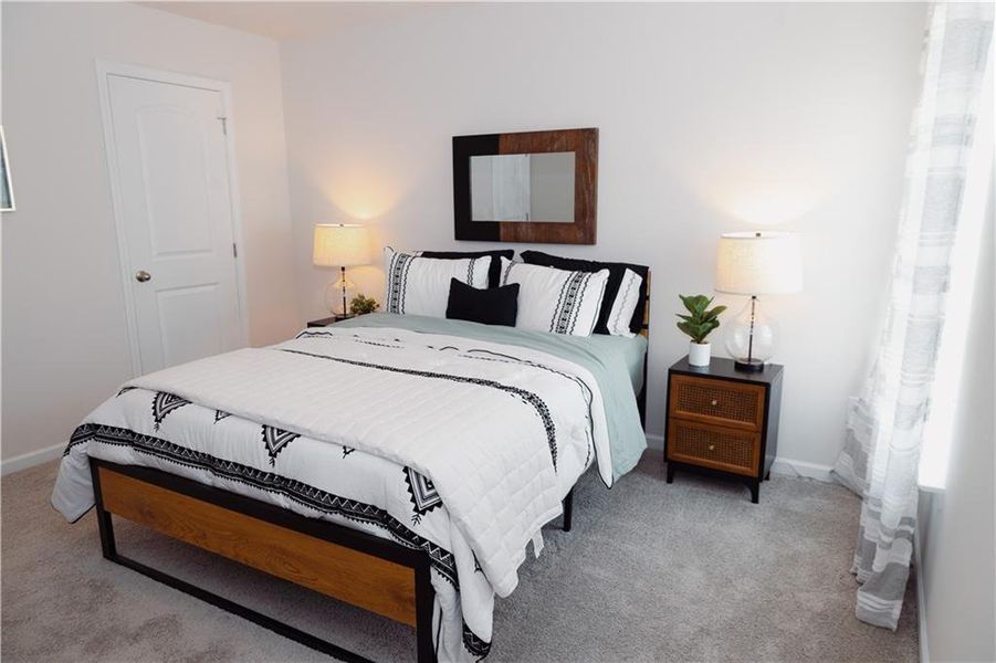 Furnished interior view inside a new home in Enclave at Dawson Forest, Dawsonville (Image 4). Furnished interior view inside a new home in Enclave at Dawson Forest, Dawsonville (Image 4).