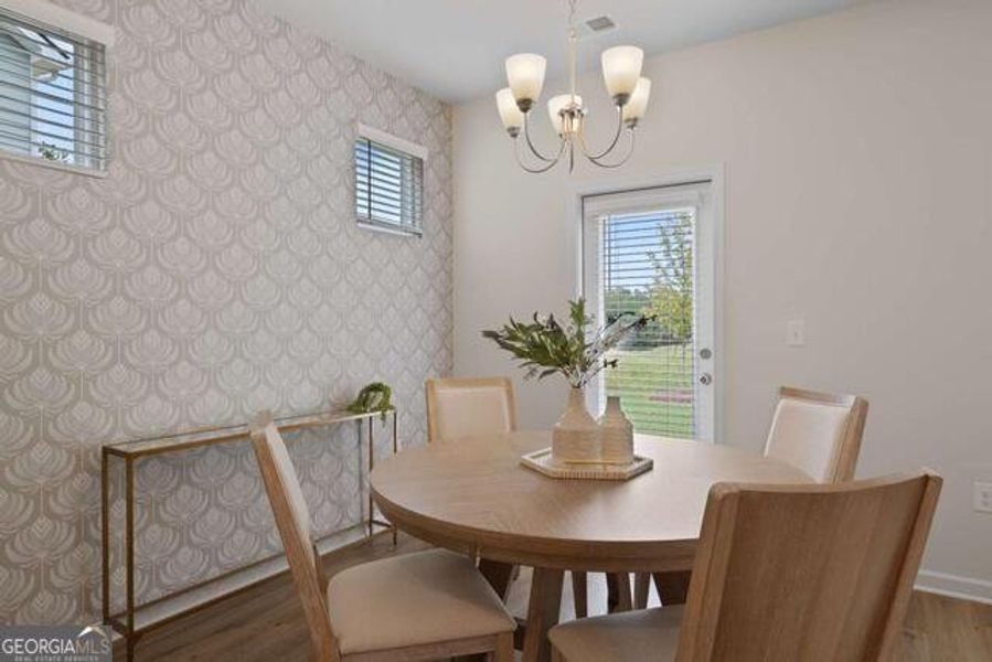 Furnished interior view inside a new home in Walden Park - The Retreat, Jonesboro (Image 26).