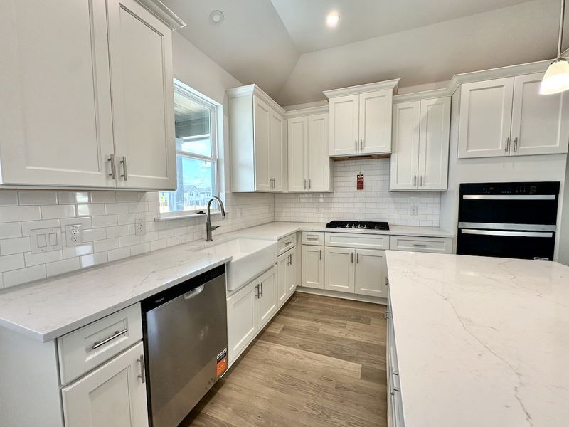 Furnished interior view inside a new home in Crosswinds, Kyle (Image 5).