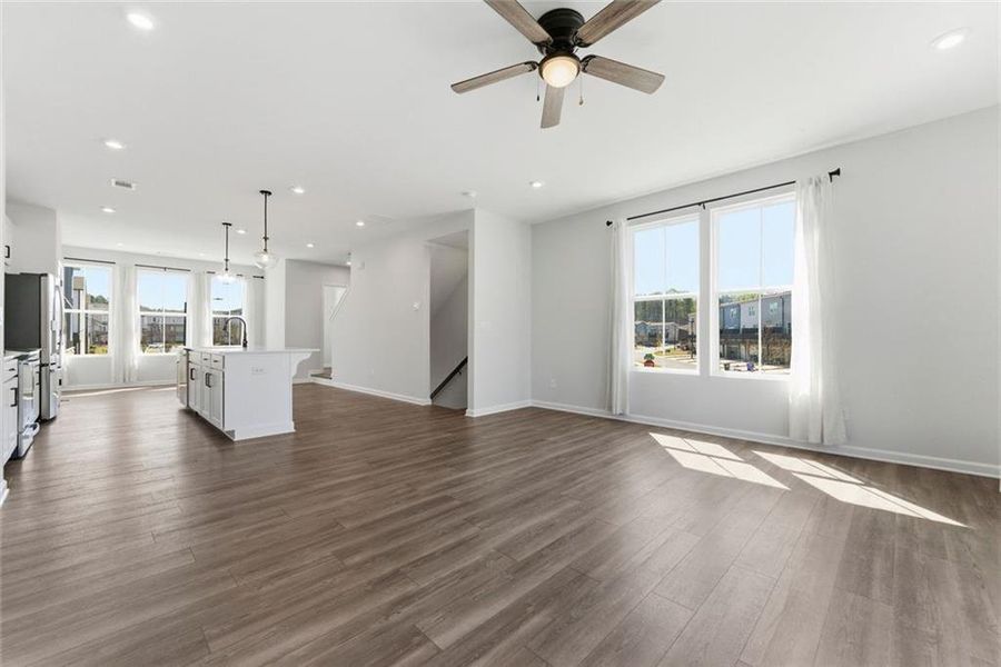 Spacious, unfurnished interior of a new home in Waverly at Buice Lake, Acworth (Image 17).