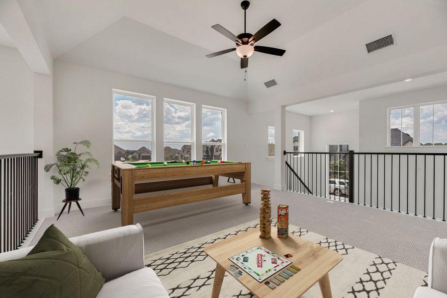 Furnished interior view inside a new home in Cottages of Celina, Celina (Image 16).