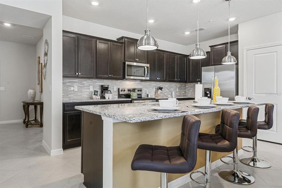 Furnished interior view inside a new home in , Clermont (Image 10). Furnished interior view inside a new home in , Clermont (Image 10).