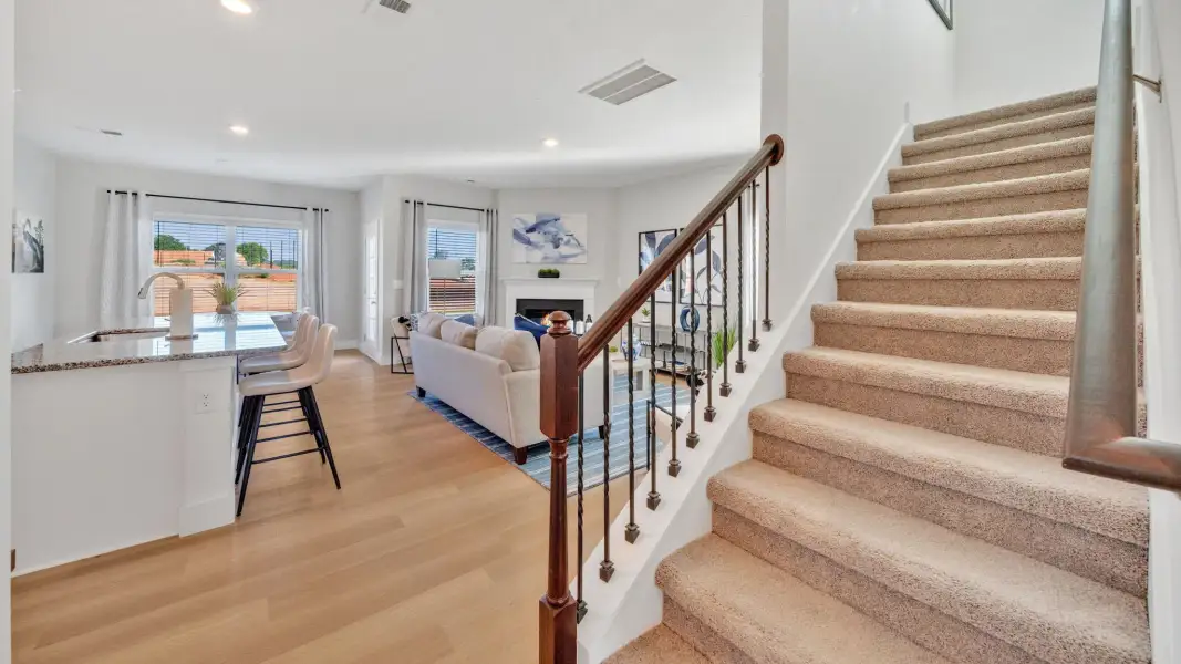 Furnished interior view inside a new home in Millstone Village, Morristown (Image 17).