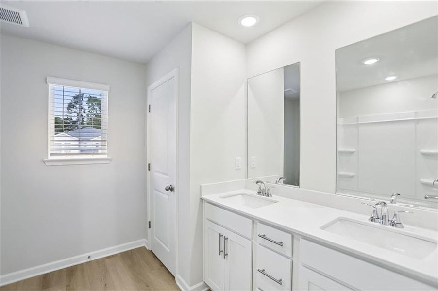 Furnished interior view inside a new home in Westmont Preserve, Powder Springs (Image 10).