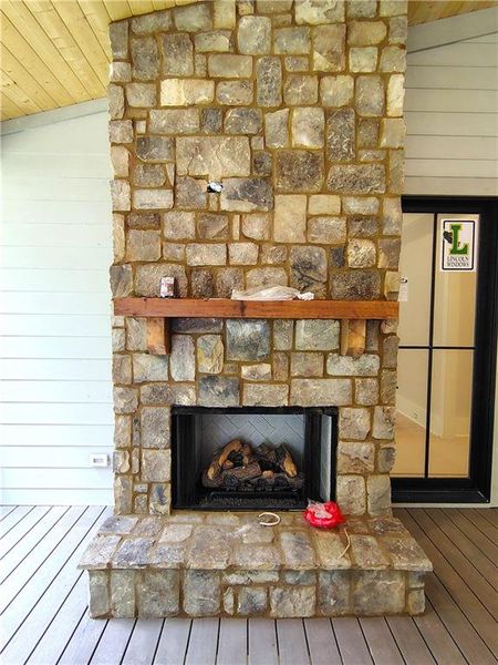 Exterior details and patio area of a home in , Ball Ground (Image 4).