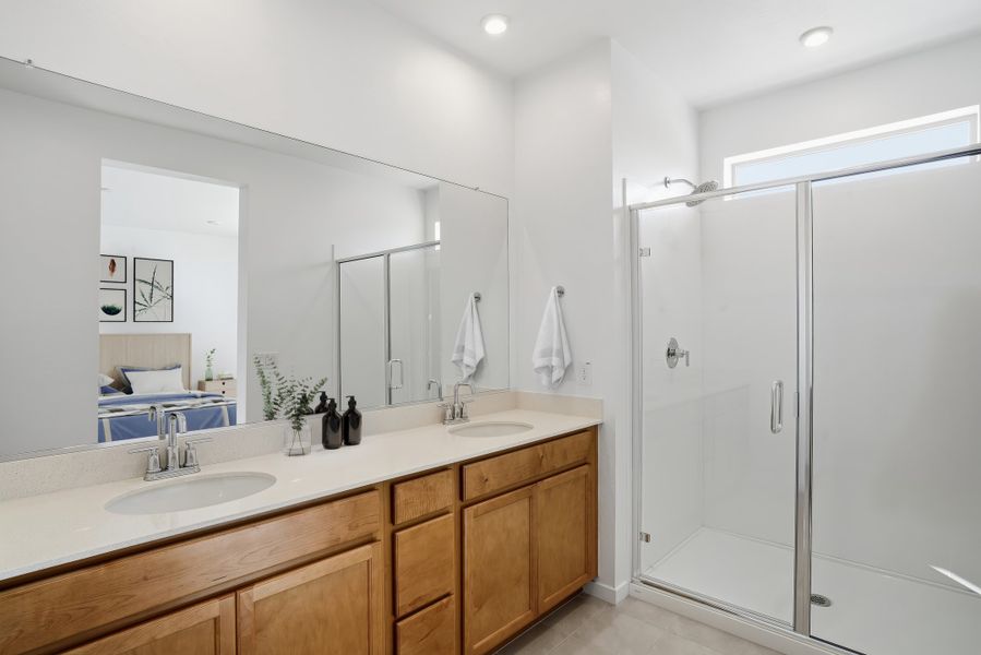 Furnished interior view inside a new home in Montana Vista - Highland, Buckeye (Image 14).