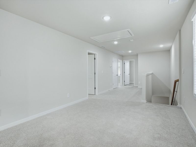 Spacious, unfurnished interior of a new home in Marshburn Landing - Bungalow Series, Wendell (Image 14).