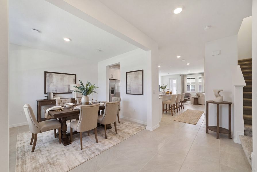 Furnished interior view inside a new home in Aulin Square, Oviedo (Image 16).