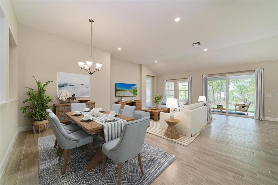 Furnished interior view inside a new home in Caldera, Spring Hill (Image 7).