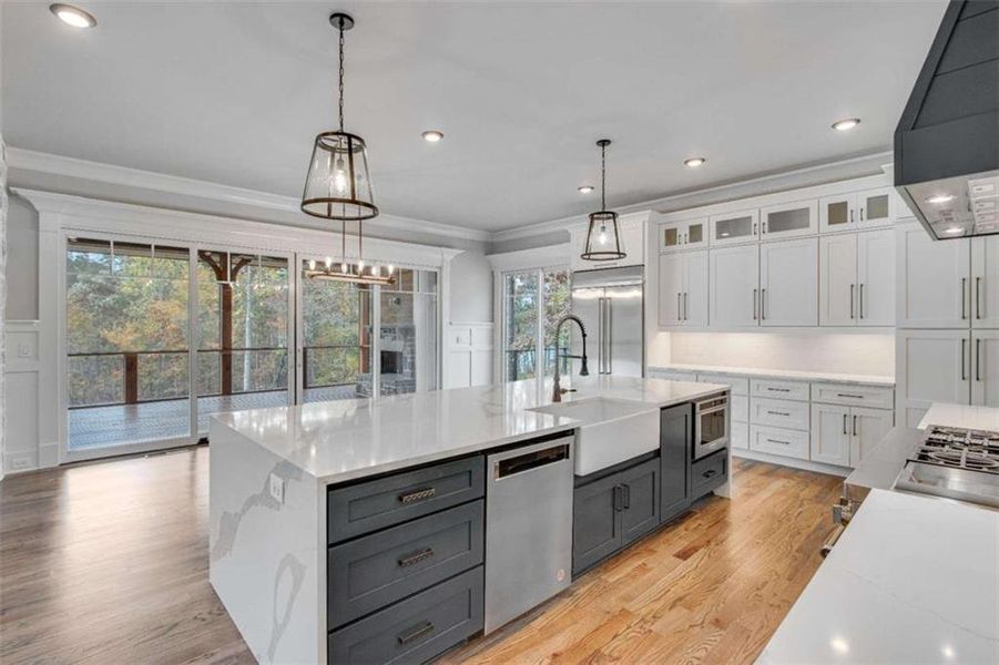 Furnished interior view inside a new home in , Gainesville (Image 10).