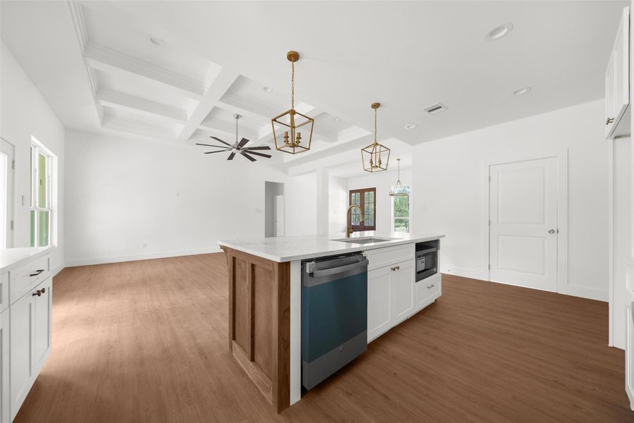 Furnished interior view inside a new home in , Hempstead (Image 12).