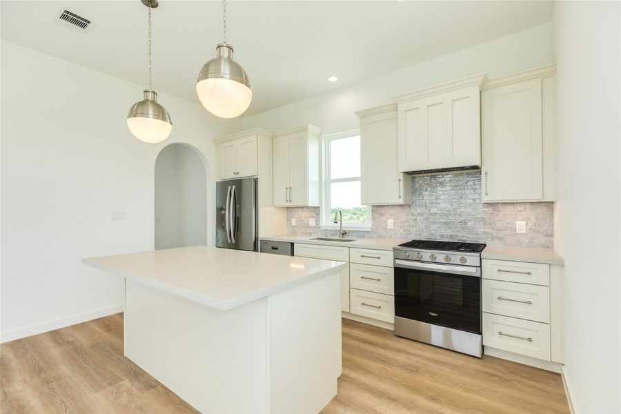 Furnished interior view inside a new home in , Galveston (Image 12).