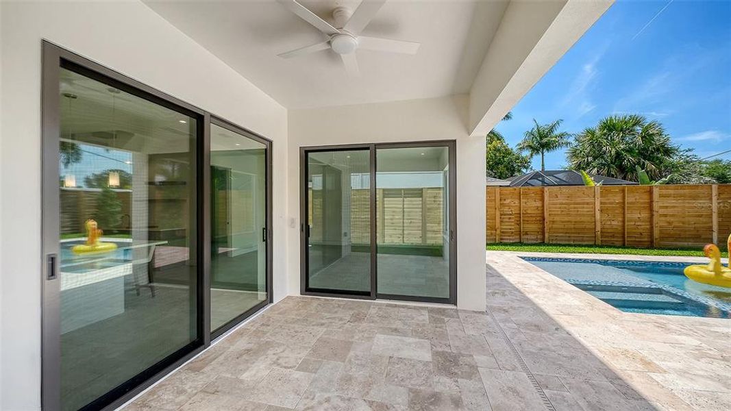 Exterior details and patio area of a home in , Sarasota (Image 27).