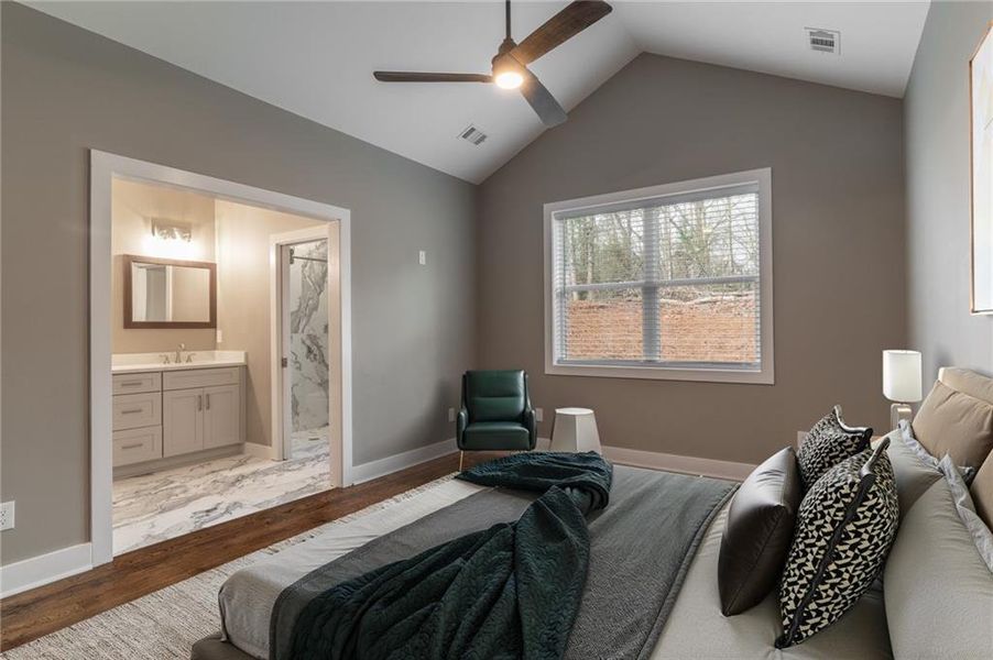 Furnished interior view inside a new home in , Woodstock (Image 5).
