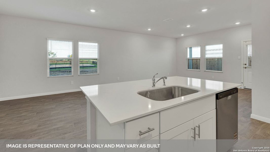 Furnished interior view inside a new home in Whisper South, San Marcos (Image 12).