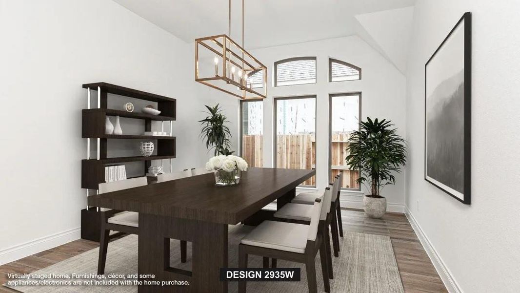 Furnished interior view inside a new home in Meridiana 60', Manvel (Image 4). Furnished interior view inside a new home in Meridiana 60', Manvel (Image 4).