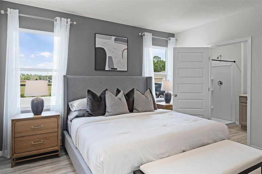 Furnished interior view inside a new home in , Lakeland (Image 15).