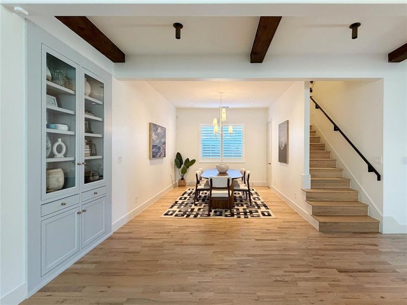 Furnished interior view inside a new home in , Dallas (Image 17).