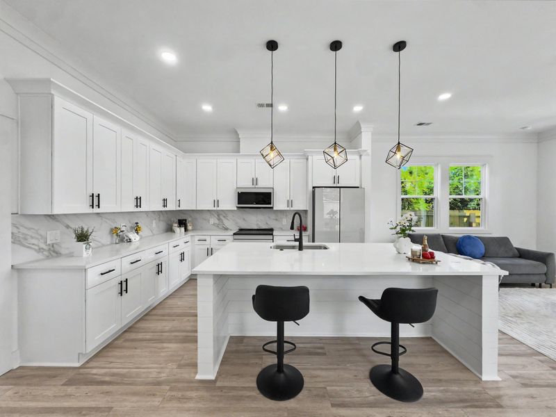 Furnished interior view inside a new home in , North Charleston (Image 13).