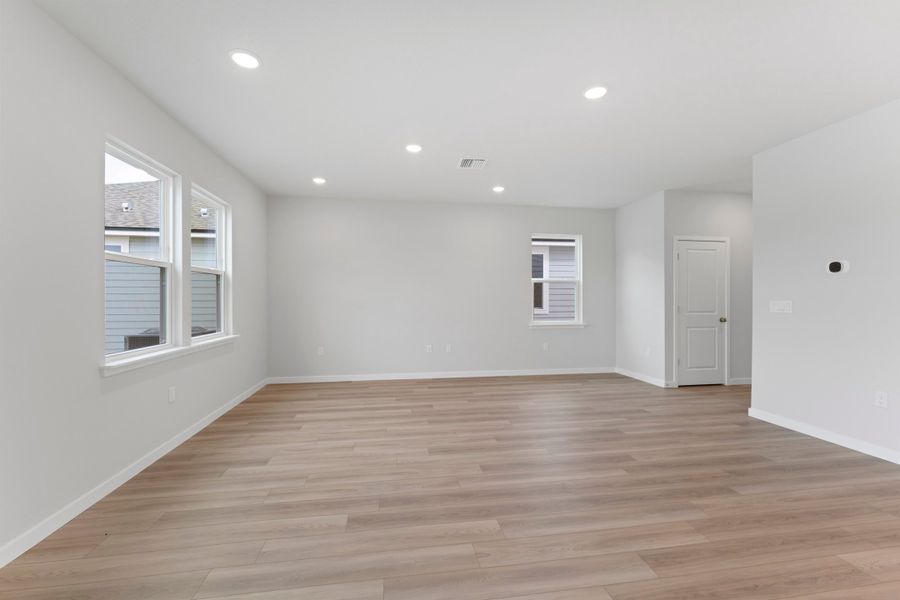 Lot 141 Opening Living and Dining Area at The Preserve at Camden Woods