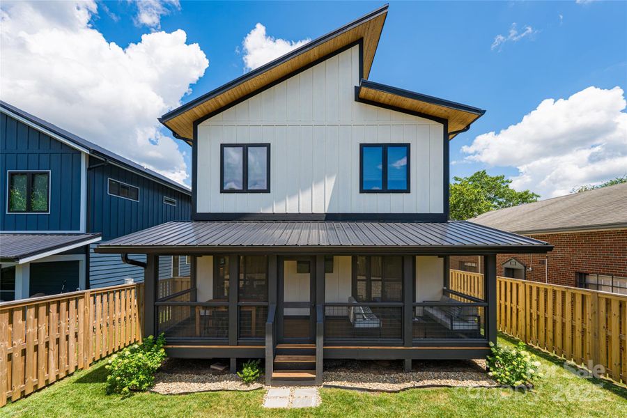 Front exterior of a new home in , Asheville, NC, highlighting curb appeal (Image 18).