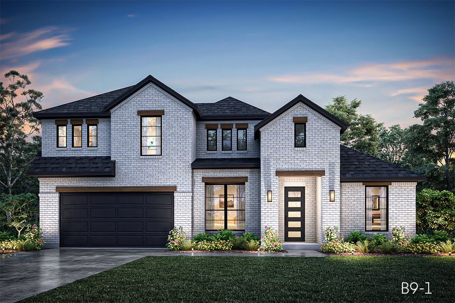 Representative exterior photo of a completed home built from the Richmond by John Houston Homes in The Parks at Panchasarp Farms - Phase 3, Burleson, TX (Image 8).