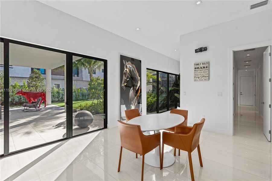 Furnished interior view inside a new home in , Weston (Image 70).