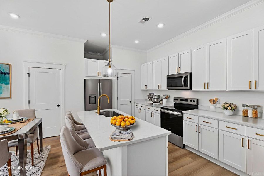 Furnished interior view inside a new home in , Summerville (Image 4).