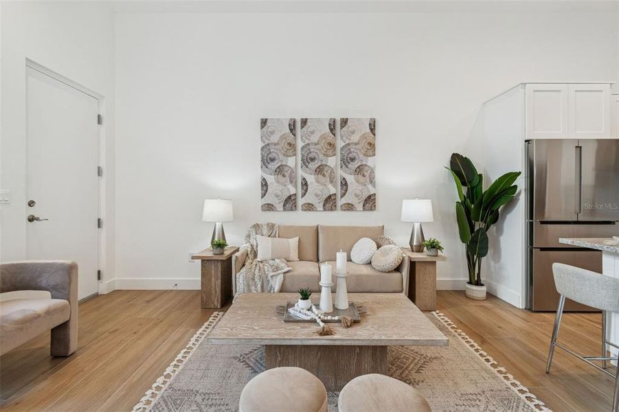 Furnished interior view inside a new home in , Sarasota (Image 58).