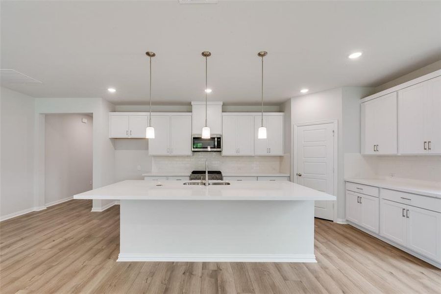 Furnished interior view inside a new home in Creekside of Crowley, Crowley (Image 7). Furnished interior view inside a new home in Creekside of Crowley, Crowley (Image 7).